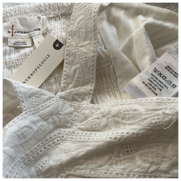 Anthropologie embroidered halter tank - Picture 8 of 13